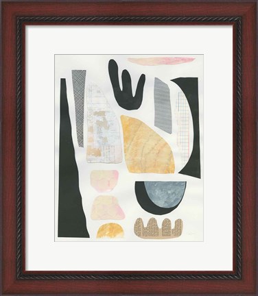 Framed Mixed Shapes V Print