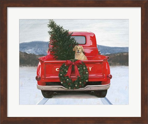 Framed Christmas in the Heartland IV Print