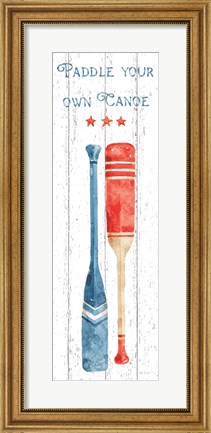 Framed Nautical Life III Vertical Print