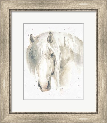 Framed Farm Friends VI v2 Neutral Print