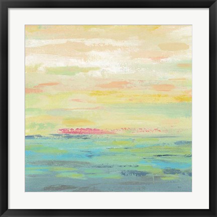 Framed Pink Clouds I Print