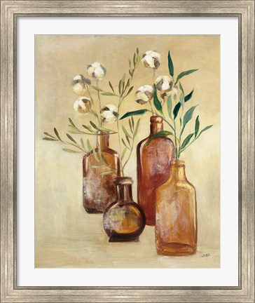 Framed Cotton Still Life II Print