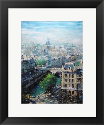 Framed Tower In The Distance Print