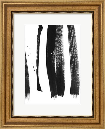 Framed Black on White 3 Print