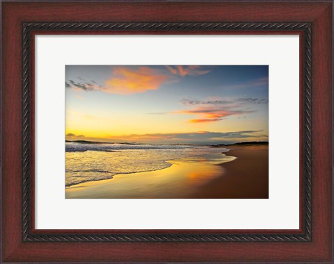 Framed Beach Dawn Print