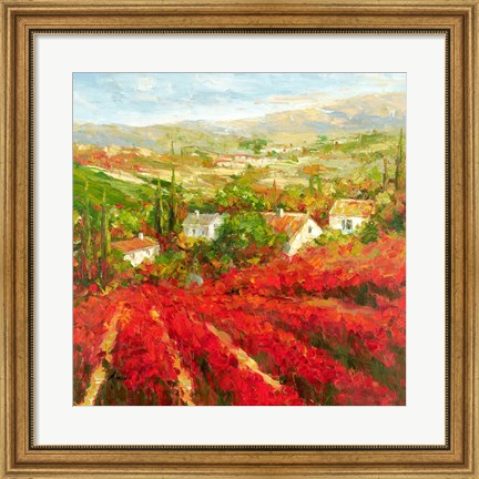 Framed Bourgogne Print