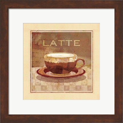 Framed Latte Print