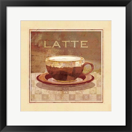 Framed Latte Print