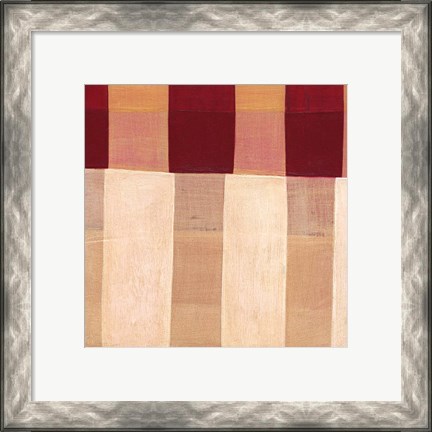 Framed Broken Stripes 1 Print