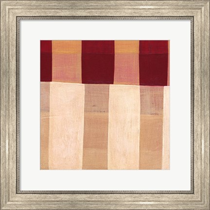 Framed Broken Stripes 1 Print