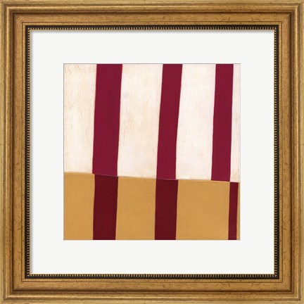 Framed Broken Stripes 2 Print