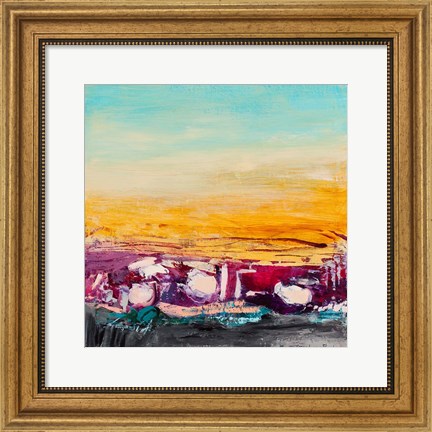 Framed Whispered Wanderlust II Print