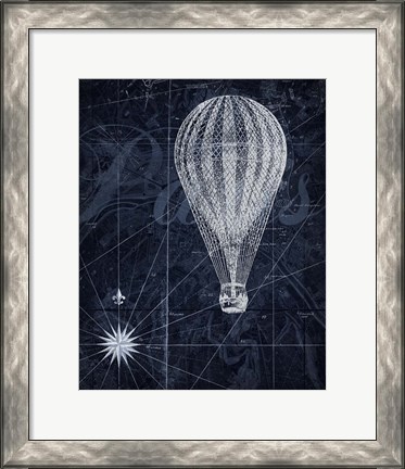 Framed Hot Air over Paris II Print