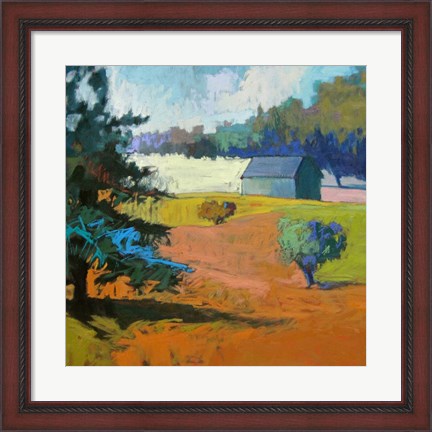 Framed Paysage Cinq Print