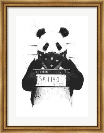 Framed Bad Panda Print