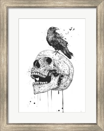 Framed New Skull Print