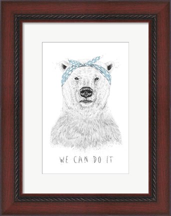 Framed We Can Do It Print