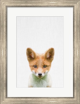 Framed Baby Fox Print