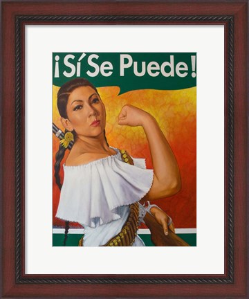 Framed Rosita (Si Se Puede!) Print