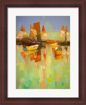 Framed Harbor Print