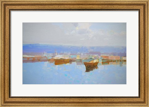 Framed Harbor Print