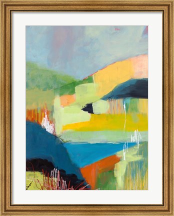 Framed Coastal Hills Print