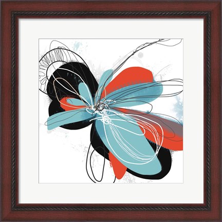 Framed Flower Dances 1 Print