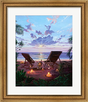 Framed Two If by Sea Print