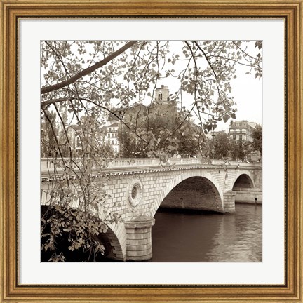 Framed Pont Louis-Philippe, Paris Print