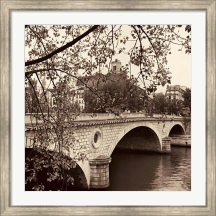 Framed Pont Louis-Philippe, Paris Print