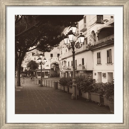 Framed Strada, Amalfi Print