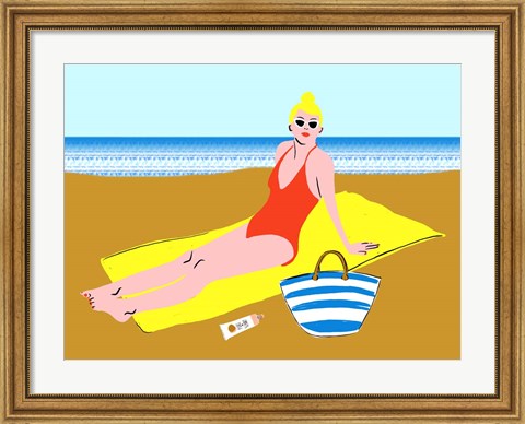 Framed Beachy Keen II Print