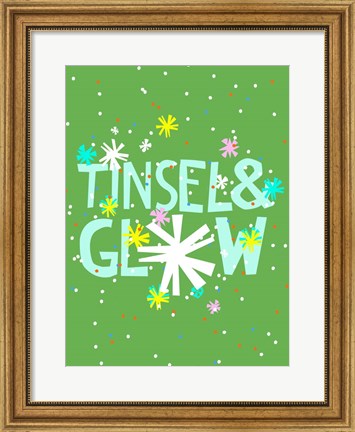 Framed Merry &amp; Bright I Print