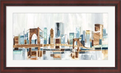 Framed City Colors III Print