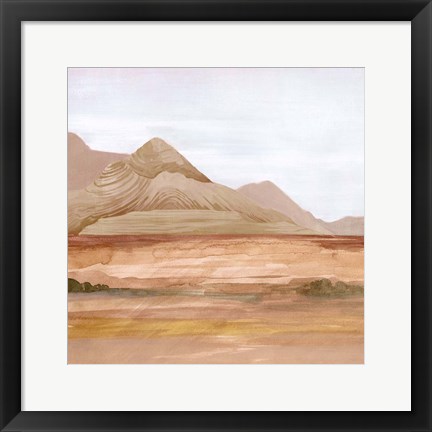Framed Desert Formation I Print