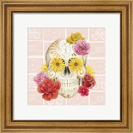 Framed Fiesta de la Vida Muertos II Print