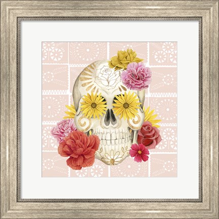 Framed Fiesta de la Vida Muertos II Print