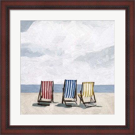 Framed Beach Trip II Print