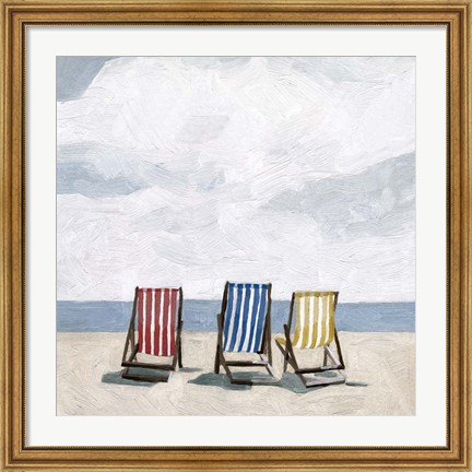 Framed Beach Trip II Print