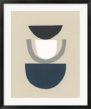 Framed Modern Shapes II Print