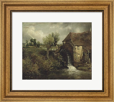 Framed Parham&#39;s Mill, Gillingham, Dorset Print