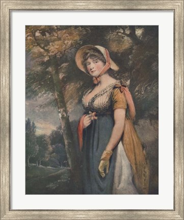 Framed Right Honourable Lady Louisa Manners Print