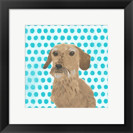 Framed Parlor Pooches VI Print