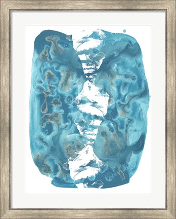 Framed Seaside Shapes III Print