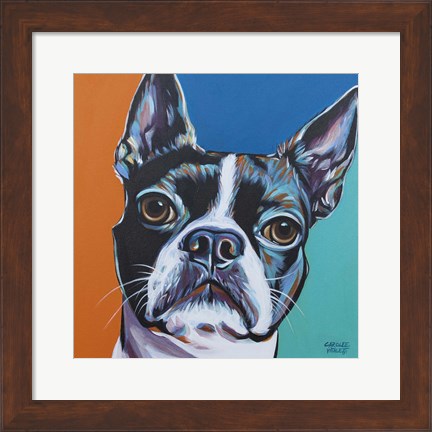 Framed Dog Friend III Print