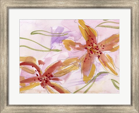 Framed Aromatic Flowers II Print