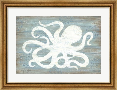 Framed Ocean Octopus Print