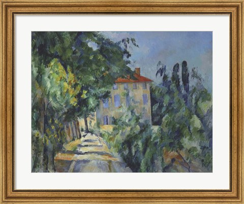 Framed Maison Au Toit Rouge Print