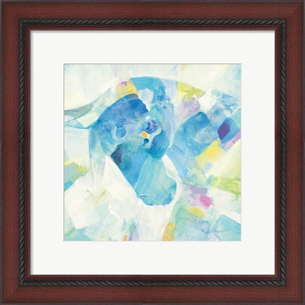 Framed Kaleidoscope Horse IV Print