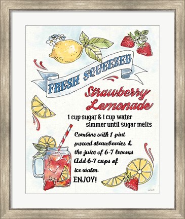 Framed Fruit Stand VII Print